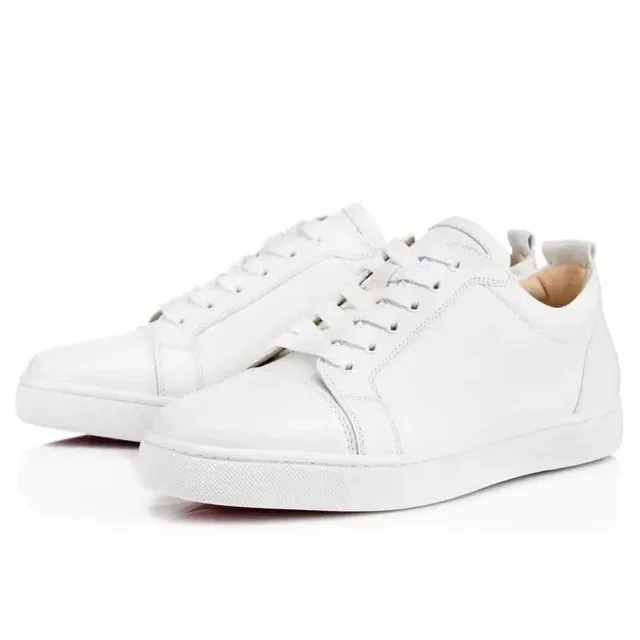 Christian Louboutin Louis Junior Triple White