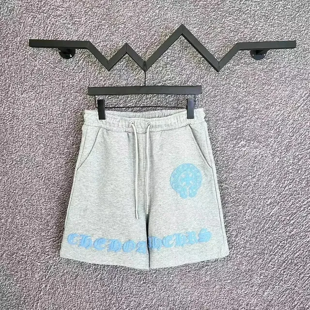 Chrome Hearts Embroidered Shorts Hearts Logo