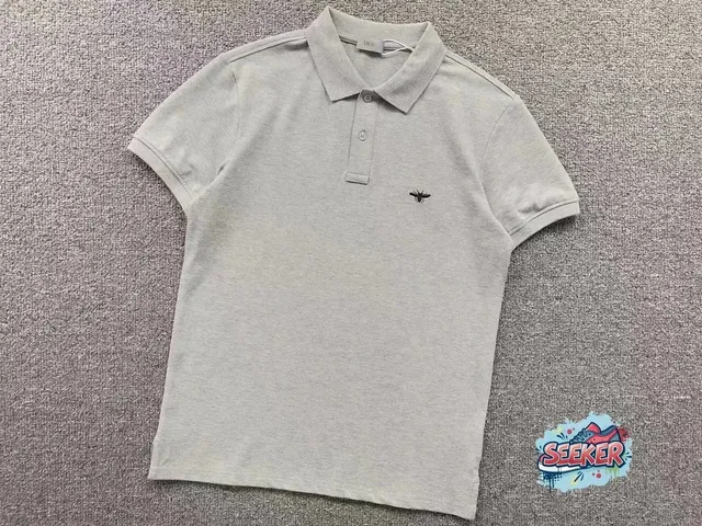 Dior Polo Shirt Bee Embroidery