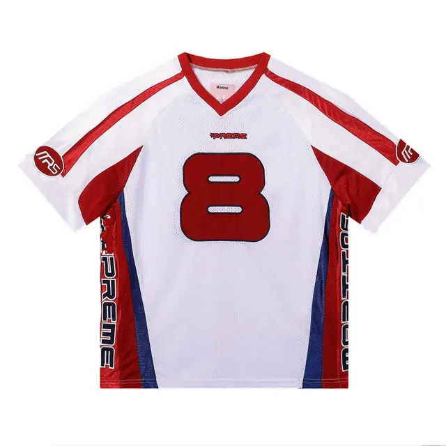 Supreme × Travis Scott V-Neck Jersey Number 8