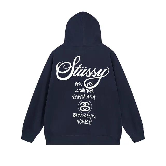 Stüssy Hooded Sweatshirt City Script Back Print