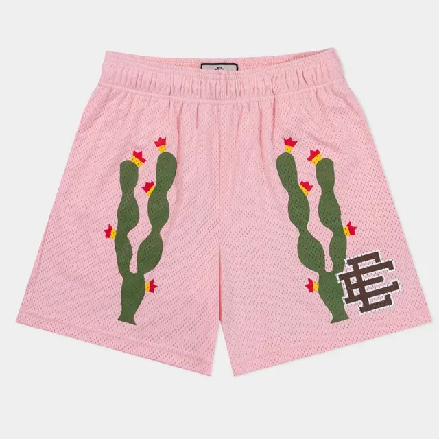 Eric Emanuel Mesh Shorts Cactus Print
