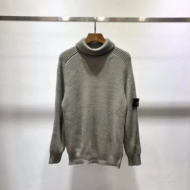 Stone Island Turtleneck Sweater Ribbed Knit