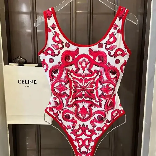 Dolce & Gabbana Bodysuit Baroque Print
