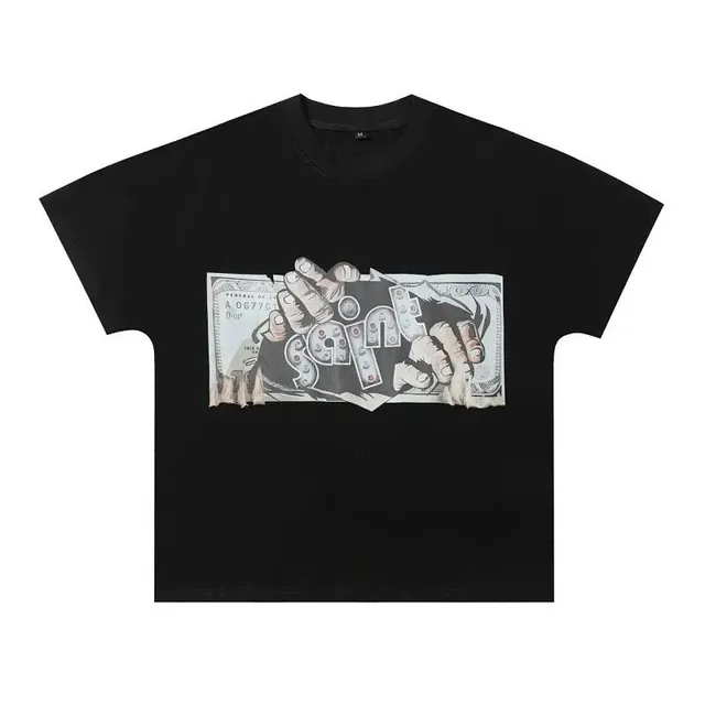 Corteiz Graphic Tee Money Hands Print