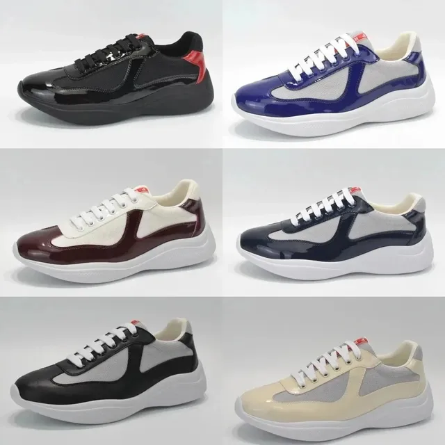 Prada Clip Sneaker Multi-Material
