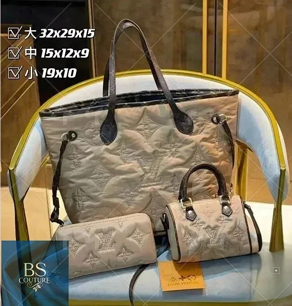 Louis Vuitton Neverfull Monogram Quilted