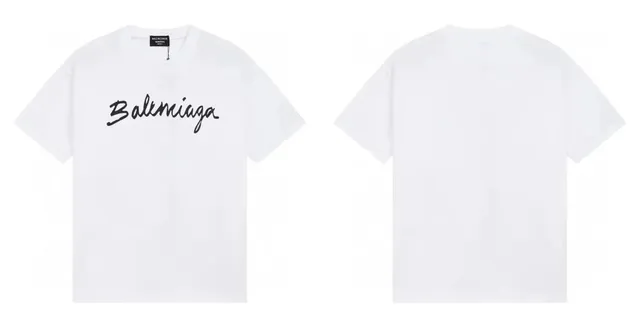 Balenciaga Logo T-Shirt Black Script