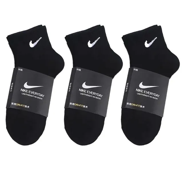 three pairs of black