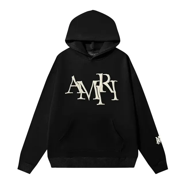 Amiri Hoodie Embroidered Logo