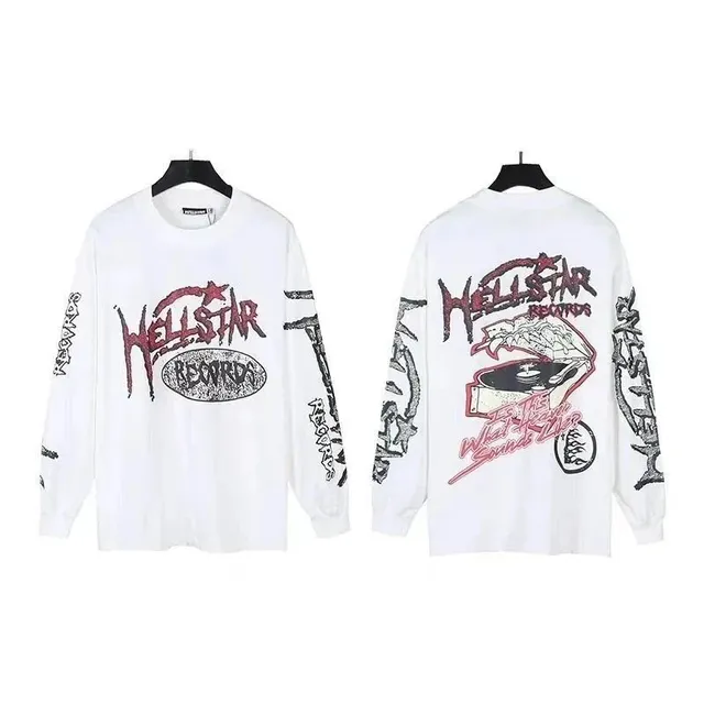 Long Sleeve Tee Hellstar Records Graphic