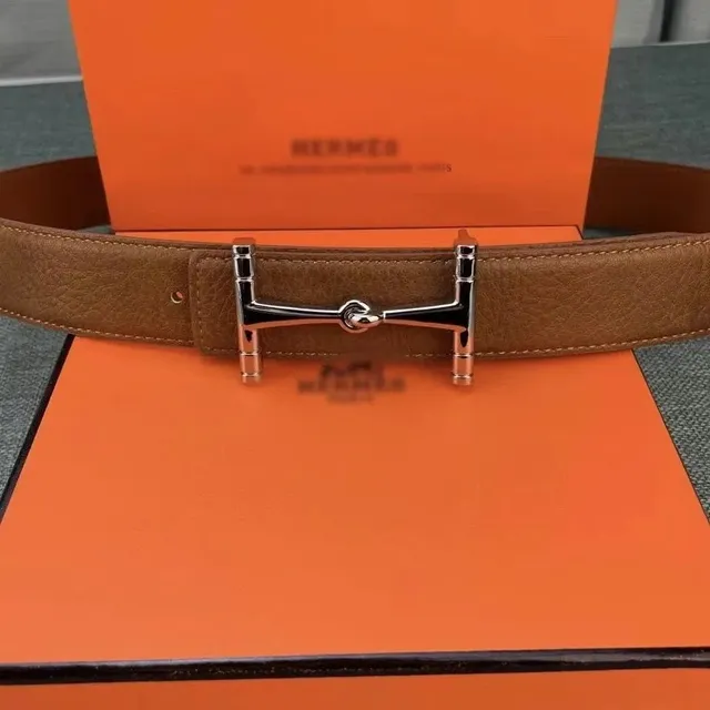 Hermès Horsebit Belt Cognac Leather