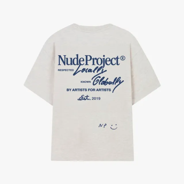 Nude Project Graphic Tee Respected Locally Known Globally