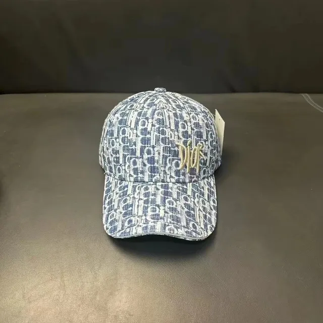 Dior Baseball Cap Oblique Logo Print
