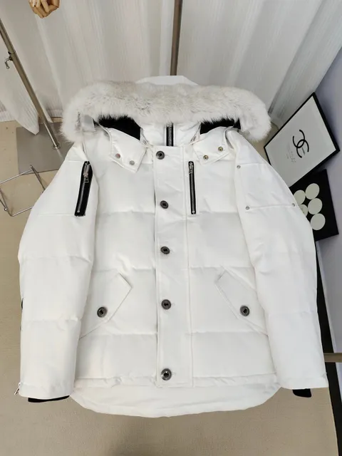 Pure white (06 men's white fur collar)