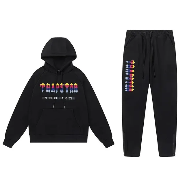 Trapstar Hoodie and Joggers Set Rainbow Logo