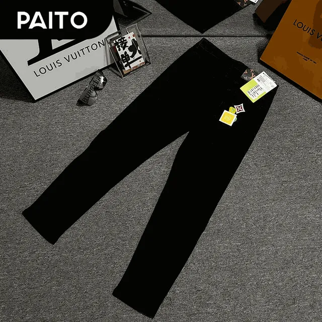 Straight-leg Jeans Solid Black