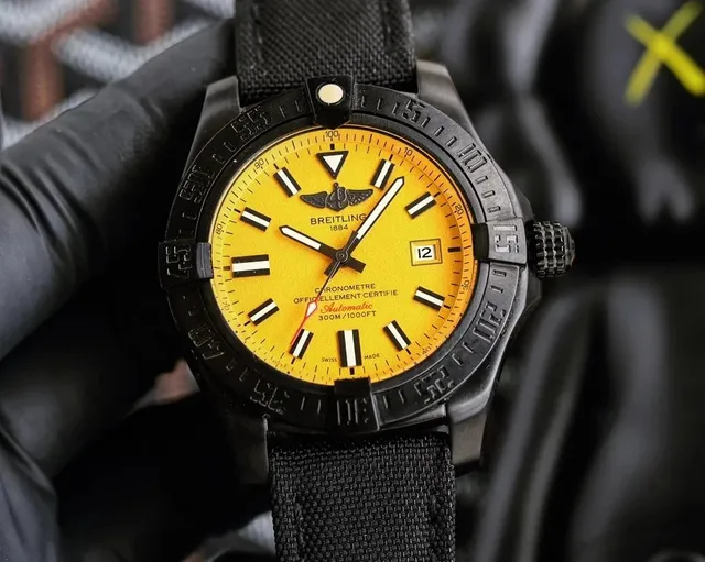 Breitling Avenger Yellow Dial