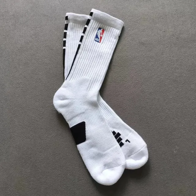 Adidas NBA Crew Socks White/Black