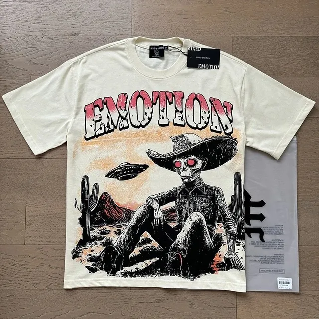Mixed Emotion Graphic Tee Desert Skull