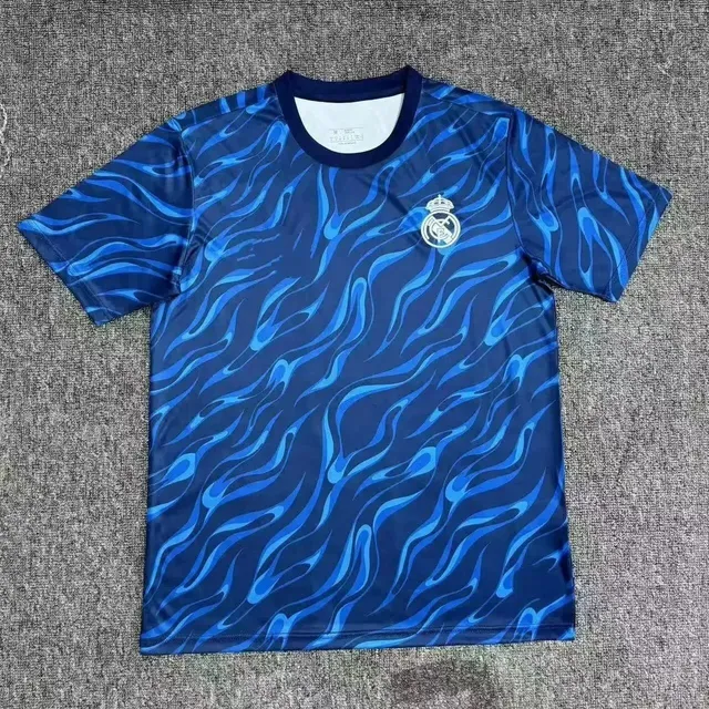 2526皇马训练服蓝色