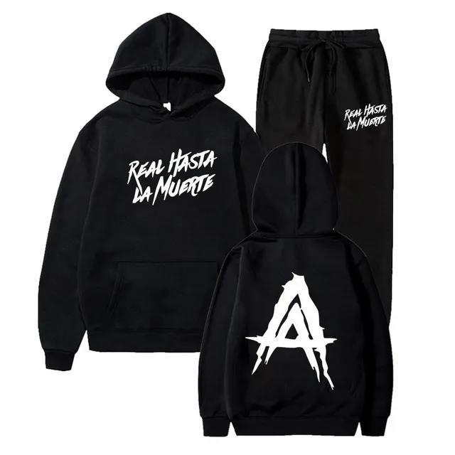 Hoodie and Joggers Set Real Hasta La Muerte