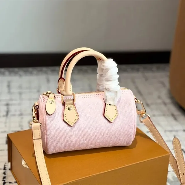 丹宁牛仔布粉16cm