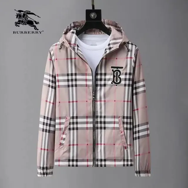 Burberry Check Print Hooded Jacket Classic Check
