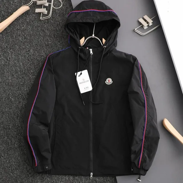 Moncler Windbreaker Jacket Contrast Trim