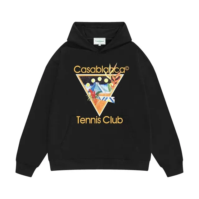 Casablanca Tennis Club Hoodie Pyramid Graphic
