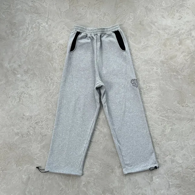 5850长裤/灰拼黑