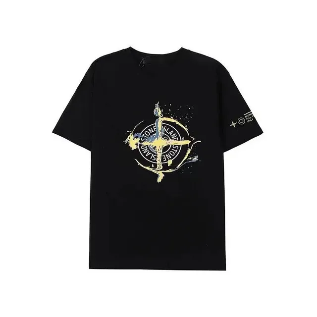 Stone Island T-Shirt Compass Logo Print