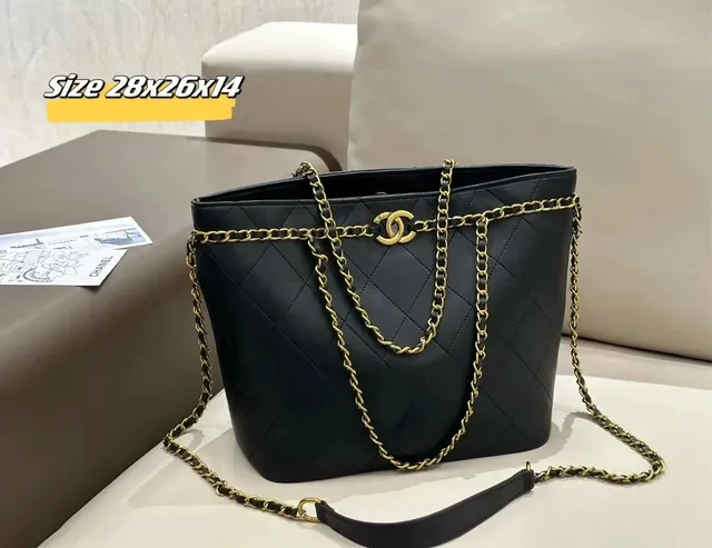 Chanel Classic Flap Tote Quilted Leather