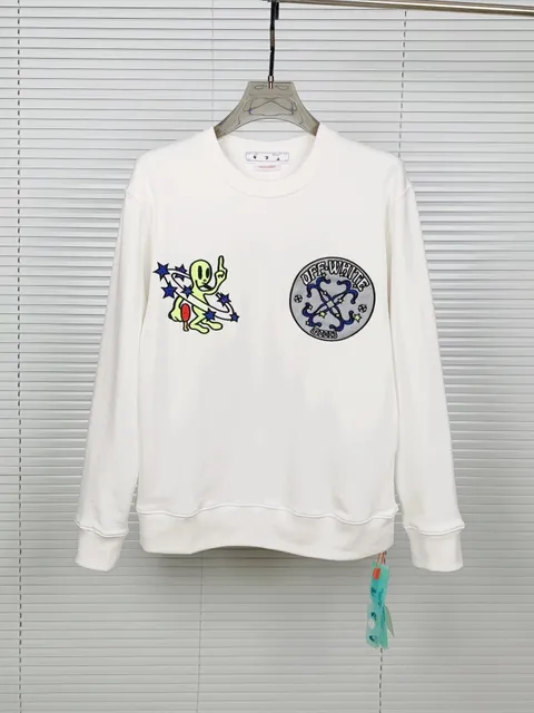 Off-White Crewneck Sweatshirt Alien Graphic