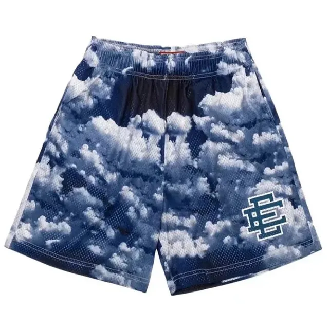 Fear of God Essentials Mesh Shorts Cloud Print