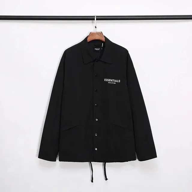 Fear of God Essentials Coach Jacket Essentials Logo