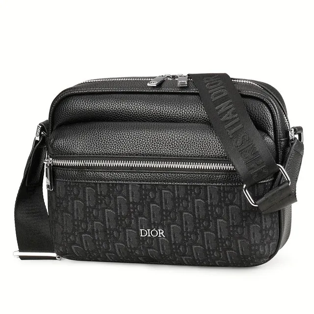 Dior B22 Sling Bag Monogram Leather