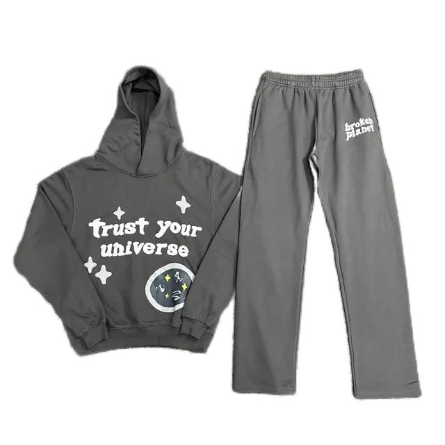 Broken Planet Trust Your Universe Hoodie and Joggers Set Space Graphic
