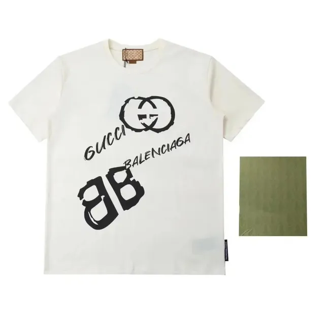 T-Shirt Gucci x Balenciaga Logo Print
