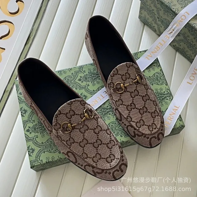 Gucci Horsebit Loafer GG Canvas