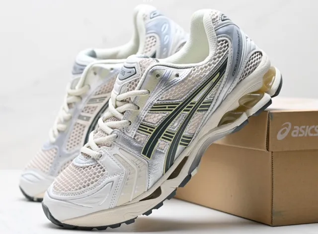 Asics Gel-Kayano 14 White Grey Green