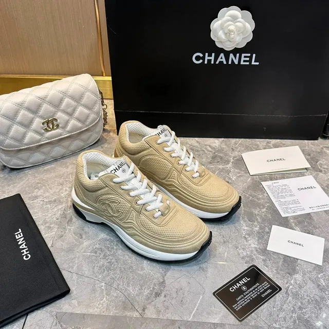 Chanel 19 Beige Mesh