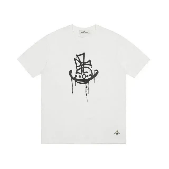 Vivienne Westwood Graphic T-Shirt Orb Drip Print