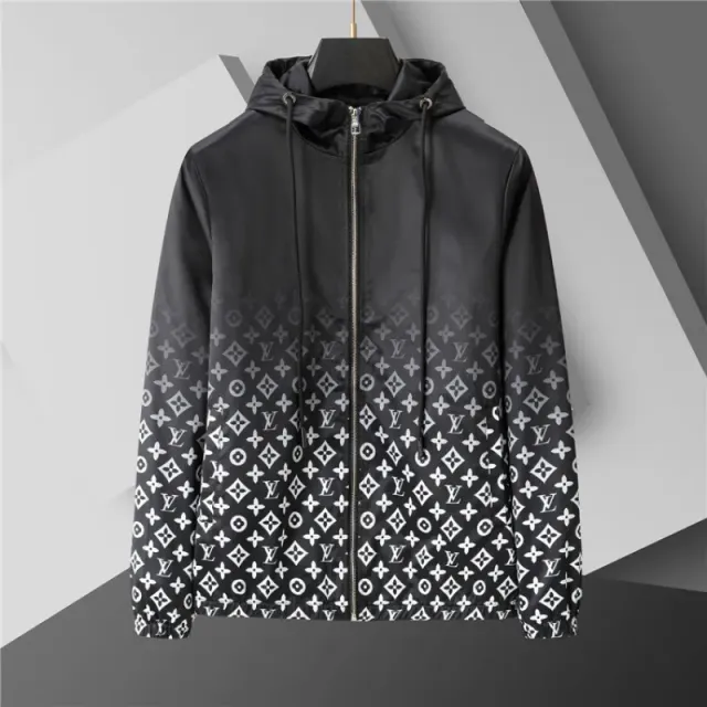 Louis Vuitton Monogram Hooded Jacket Gradient Print