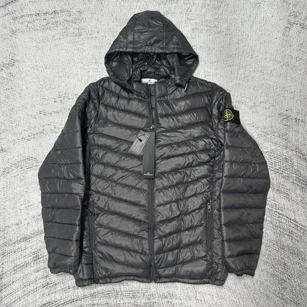 Stone Island Hooded Jacket Quilted Nylon