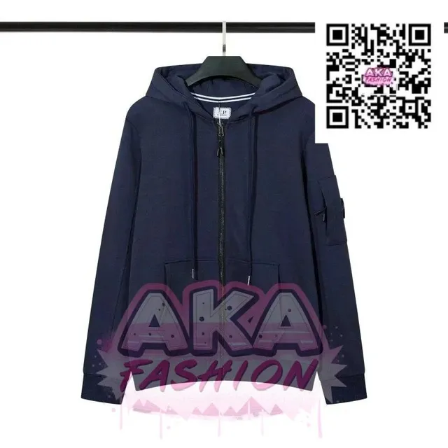 C.P. Company Goggle Hoodie Navy