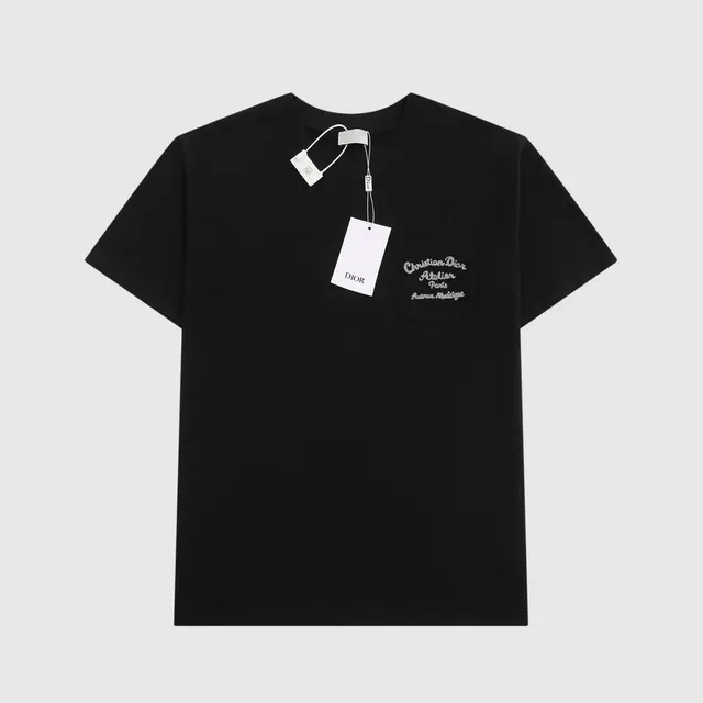 Dior Pocket T-Shirt Embroidered Logo