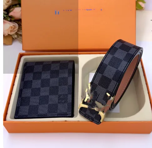 Louis Vuitton Damier Graphite Belt & Wallet Set Damier Graphite
