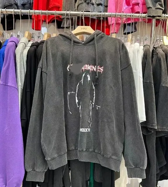 Corteiz Acid Wash Graphic Hoodie