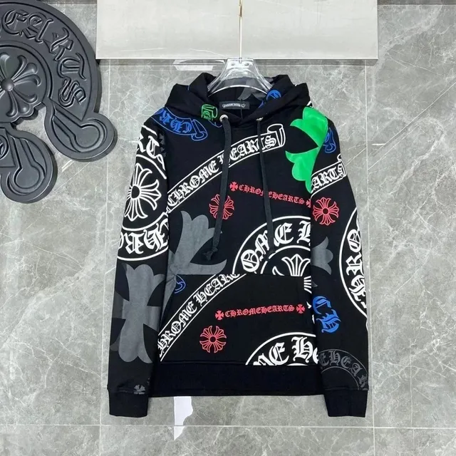 Chrome Hearts Hoodie All-Over Logo Print